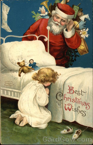 Best Christmas Wishes - Santa Listens to Little Girl's Prayers