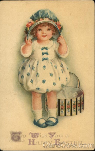 To Wish You a Happy Easter Ellen Clapsaddle With Children