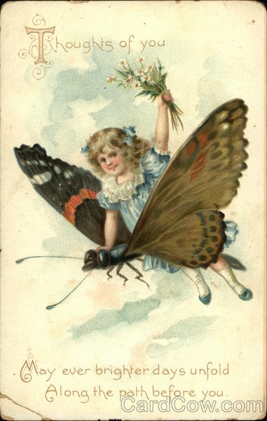 Thoughts of You - May ever brigher days unfold along the path before you