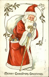 Merry Christmas Greetings Postcard