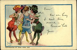 Dear...Am so Busy I Can't Turn Around - Excuse Haste Yours DWIG Postcard Postcard