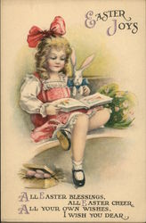 Easter Joys With Children Postcard Postcard