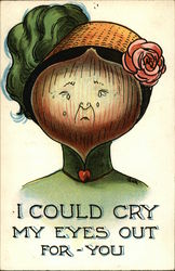 A Lady with an Onion Face, Crying A Lady with an Onion Face, Crying