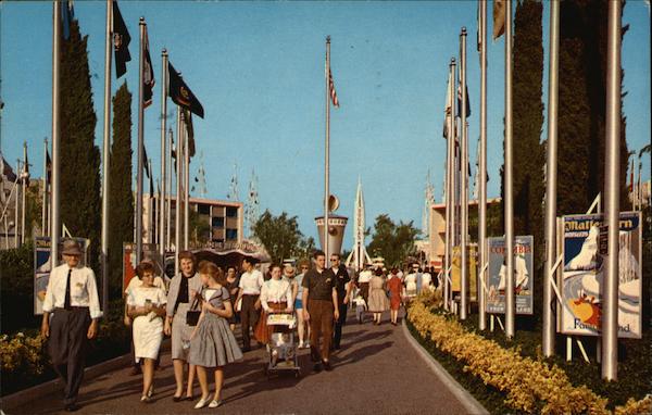 Entrance to Tomorrowland, Disneyland Anaheim California