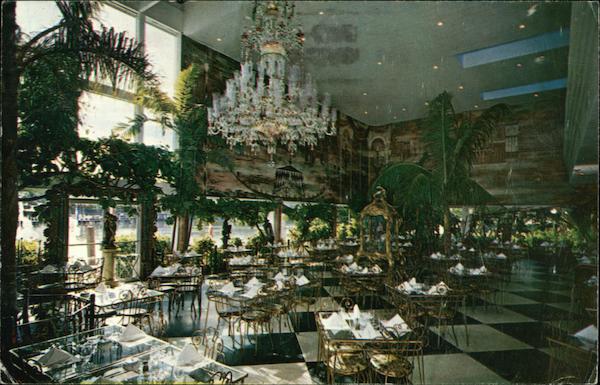 Creighton's Restaurant, View of Garden Room Fort Lauderdale Florida