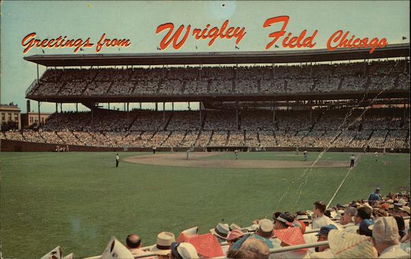 Greetings from Wrigley Field Chicago Illinois