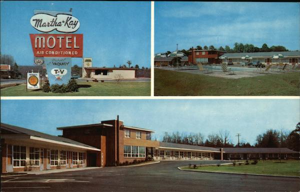 Three Views Of The Martha Kay Motel Richmond Virginia