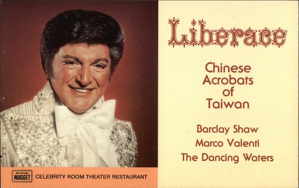 Liberace & Chinese Acrobats of Taiwan Celebrities