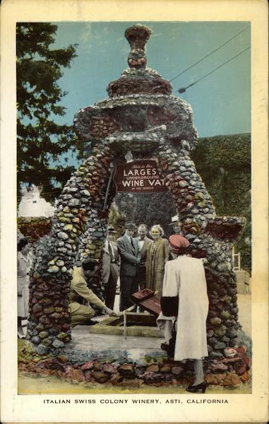 Italian Swiss Colony Winery Asti California