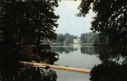 Scenic View of Lake Arrowhead New Jersey Postcard Postcard