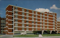 New Section of University Hospital, University of Iowa Postcard