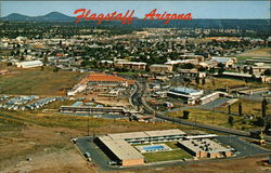 Aerial View of Flagstaff Arizona Postcard Postcard