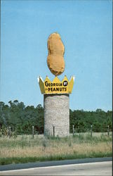 Peanut Monument Postcard