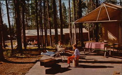 Tent Village, Colter Bay, Grand Teton National Park Postcard Postcard