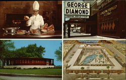 George Diamond Charcoal Broiled Steaks Postcard