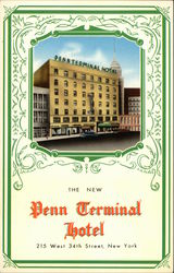 The New Penn Terminal Hotel Postcard