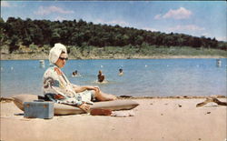 Relaxing at Bull Shoals Lake Postcard