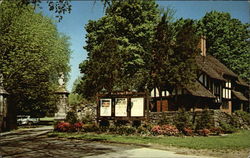 Stan Hywet Hall Entrance Akron, OH Postcard Postcard