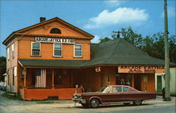 Arcade and Attica Railroad Depot New York Postcard Postcard