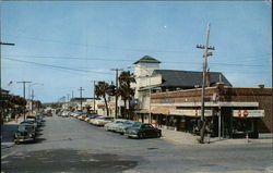 Pablo Avenue and First Street Postcard