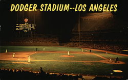 Dodger Stadium Postcard