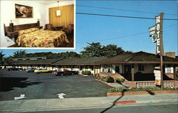 Lone Oak Motel Monterey, CA Postcard Postcard