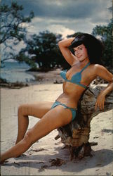 Tawny Miss - Bettie Page Postcard