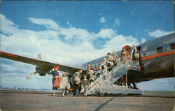 DC-6 Aircraft Postcard Postcard
