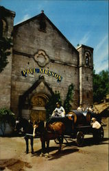 Paul Masson Vineyards, Front of the Historic Paul Masson Winery Postcard