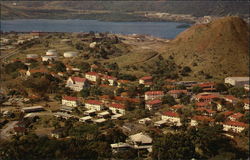 View over Town Postcard
