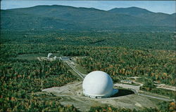 Earth Station at Andover, Maine Postcard Postcard