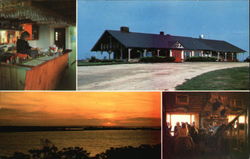 Log Cabin Restaurant Bailey Island, ME Postcard Postcard