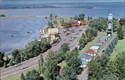 Aerial of Breezy Point and Pelican Lake Minnesota Postcard Postcard