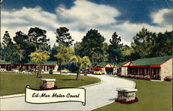 Ed-Mar Motor Court Postcard