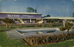 Blythe TraveLodge California Postcard Postcard