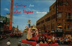 Greetings from Las Vegas Nevada, Fremont Street Postcard