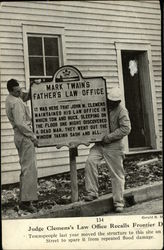 Mark Twain's Father's Law Office Hannibal, MO Postcard Postcard