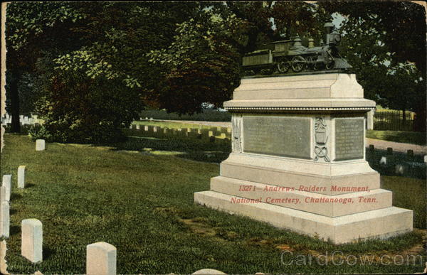 Andrews Raiders Monument, National Cemetery Chattanooga Tennessee