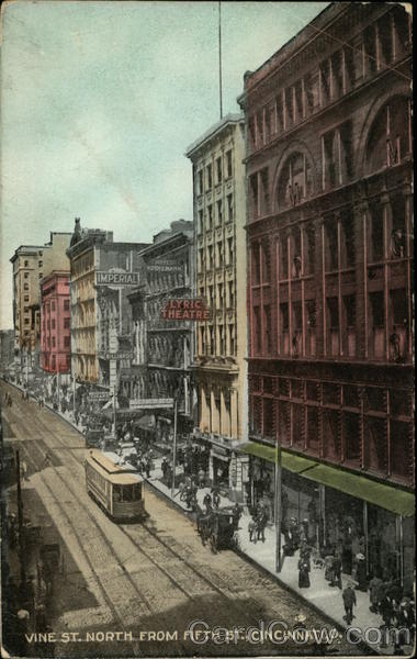Vine Street from Fifth Street Cincinnati Ohio
