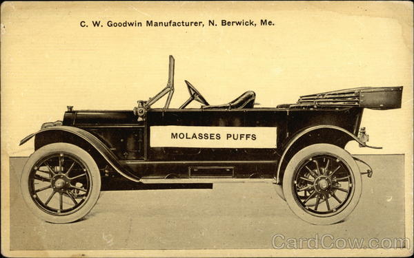 C.W. Goodwin Manufacturer Molasses Puffs North Berwick Maine