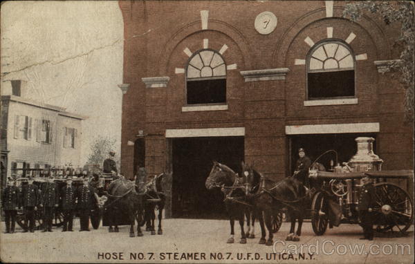 Hose No.7 Steamer No.7 U.F.D Utica New York