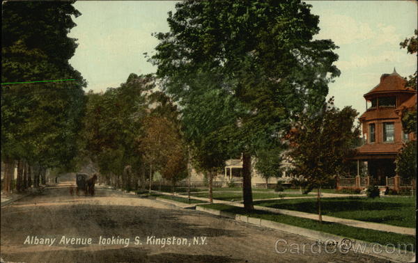 Albany Avenue Looking South Kingston New York