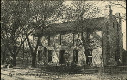 Kaw Indian Mission (1850) Postcard