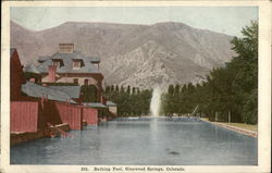 Bathing Pool Glenwood Springs, CO Postcard Postcard