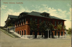 Public Library Leadville, CO Postcard Postcard
