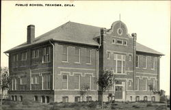 Brick Edifice Of The Public School Postcard