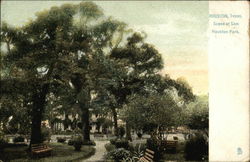 Sam Houston Park Postcard