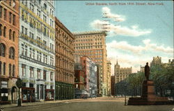 Upper Square, North from 14th Street Postcard