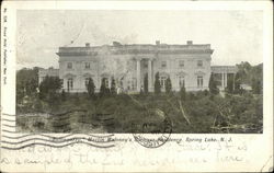 Martin Maloney's Summer Residence - Ballingarry Spring Lake, NJ Postcard Postcard