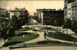 Looking West from Washington Monument Postcard